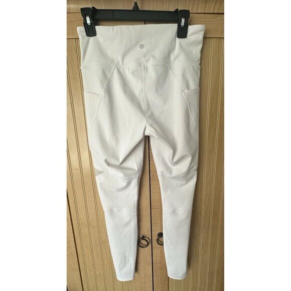 Athleta Meshblock Pocket Pura Tight in White | Size Medium *READ* - Picture 2 of 5